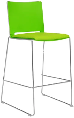 Elite Vice Versa Bar Stool With Upholstered Seat