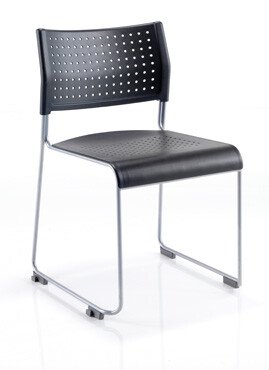 TC Twilight Chair without Arms - Black