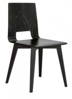 Elite Multiply Breakout Open Back Wooden Frame Chair With Wenge Shell - Wenge Leg