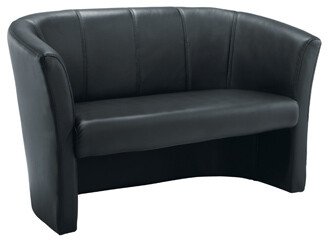 TC Tub Sofa Faux Leather - Black