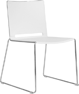Elite Vice Versa Breakout Chair - White Plastic